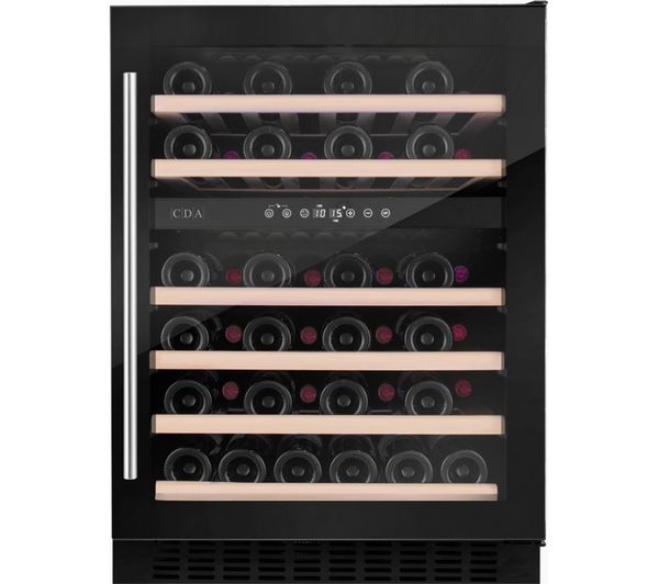 TieDex UK CDA CFWC604BL Wine Cooler - Black