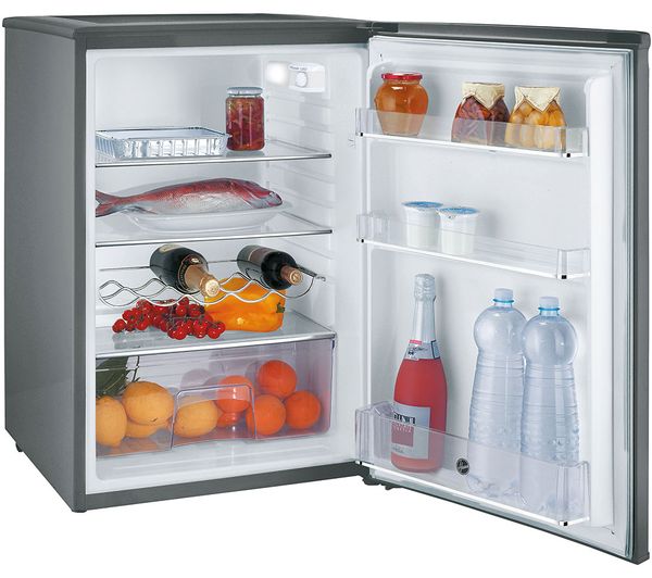 TieDex UK HOOVER HOLHS58EXK Undercounter Fridge - Silver