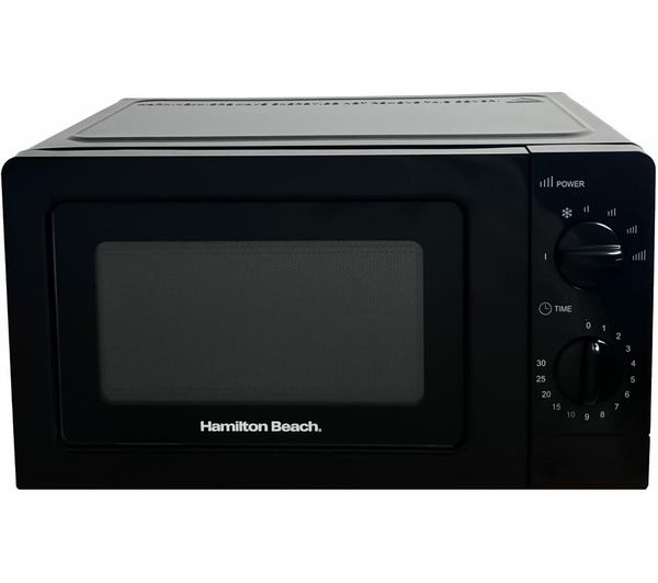 TieDex UK HAMILTON BEACH HB70T20B Compact Solo Microwave - Black