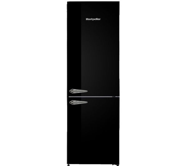 TieDex UK MONTPELLIER Retro MAB386EK 60/40 Fridge Freezer - Black