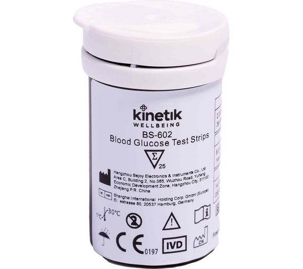 TieDex UK KINETIK KINBS-602X50 Blood Glucose Test Strips