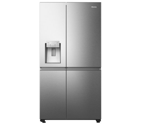 TieDex UK HISENSE PureFlat Infinite RS818N4TIC American-Style Smart Fridge Freezer - Stainless Steel