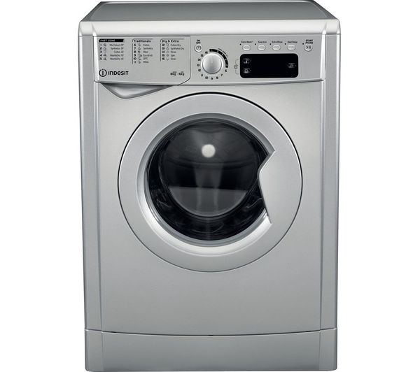 TieDex UK INDESIT EWDE 861483 S UK 8 kg Washer Dryer - Silver