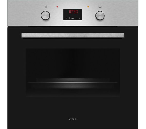 TieDex UK CDA SC020SS Electric Oven - Black & Stainless Steel