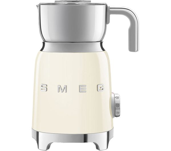 TieDex UK SMEG MFF11CRUK Electric Milk Frother - Cream