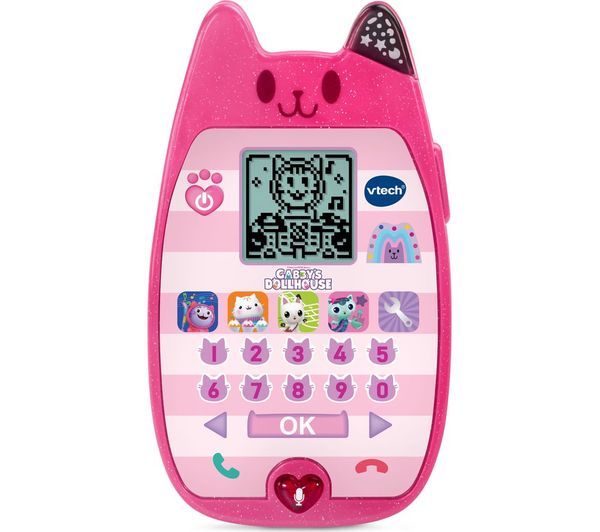 TieDex UK VTECH Gabby's Dollhouse A-Meow-Zing Phone - Pink