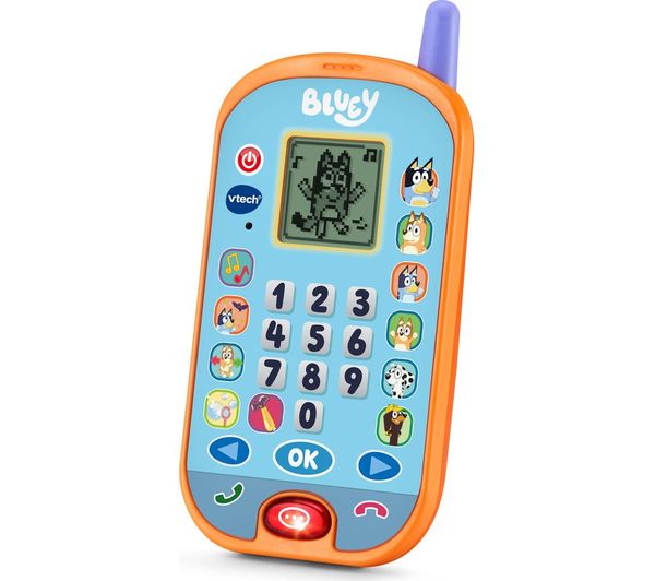 TieDex UK VTECH Bluey Ring Ring Phone - Blue & Orange