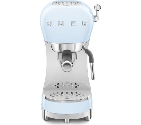 TieDex UK SMEG ECF02PBUK Bean to Cup Coffee Machine - Pastel Blue