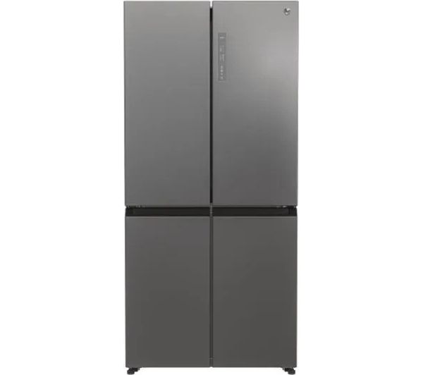 TieDex UK HOOVER HHCR3818ENPL Fridge Freezer - Inox