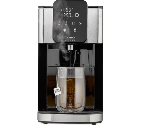 TieDex UK CASO HW 1660 Turbo Hot Water Dispenser - Stainless Steel & Black