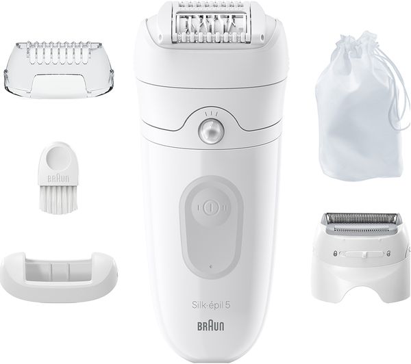 TieDex UK BRAUN Silk-épil 5 5-041 Wet & Dry Epilator - White