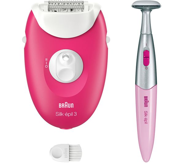 TieDex UK BRAUN Silk-épil Series 3 3-202 Epilator - Raspberry