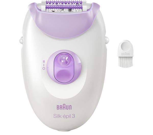 TieDex UK BRAUN Silk-épil Series 3 3-000 Epilator - White & Purple