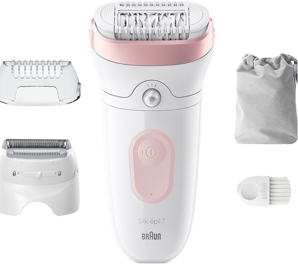 TieDex UK BRAUN Silk-épil 7 SE7-030 Wet & Dry Epilator - Flamingo