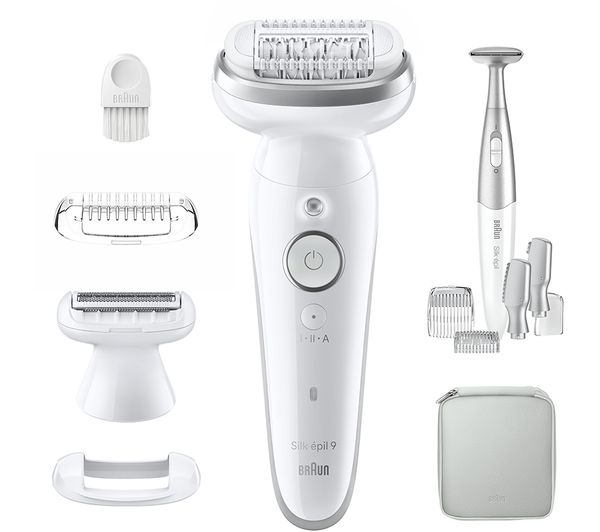 TieDex UK BRAUN Silk-épil 9 SE9-241 Wet & Dry Epilator - White