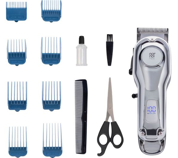 TieDex UK NO!NO! Eagle Super ESC01 Beard & Hair Clipper Kit - Silver