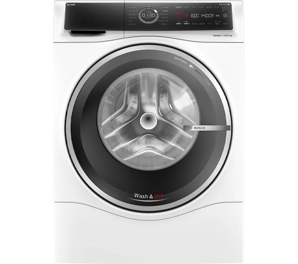 TieDex UK BOSCH Series 8 i-DOS WNC25410GB 10.5 kg Washer Dryer - White