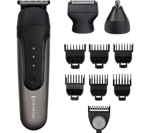 TieDex UK REMINGTON One Head & Body PG760 Wet & Dry Multi-Groomer - Black & Dark Grey