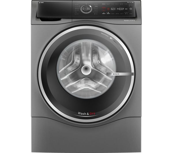 TieDex UK BOSCH Series 8 i-DOS WNC254ARGB 10.5 kg Washer Dryer - Graphite