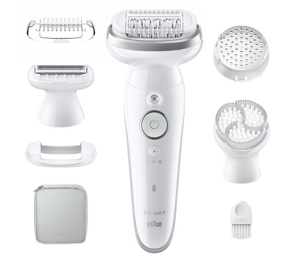 TieDex UK BRAUN Silk-épil 9 SE9-061 Wet & Dry Epilator - Silver