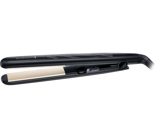 TieDex UK REMINGTON S3500 Ceramic Straight Slim 230 Hair Straightener - Black