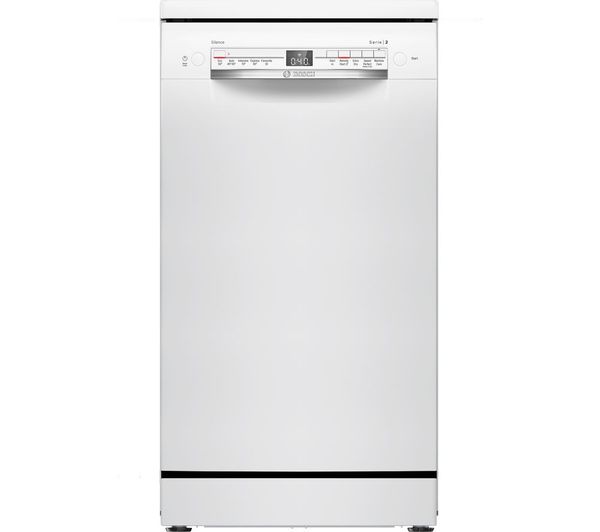 TieDex UK BOSCH Series 2 SPS2IKW01G Slimline WiFi-enabled Dishwasher - White