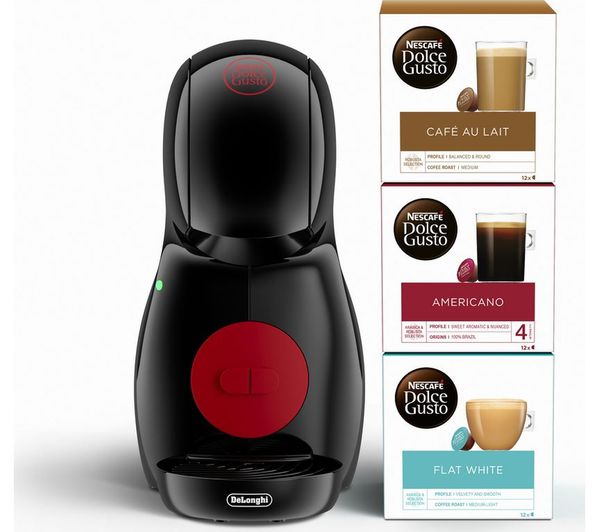 TieDex UK DOLCE GUSTO by De’Longhi Piccolo XS Bundle Coffee Machine - Black