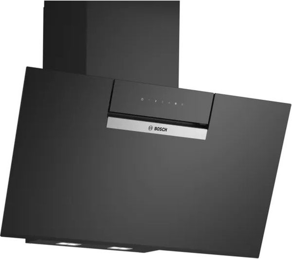 TieDex UK BOSCH Series 4 DWK87FN60B Chimney Smart Cooker Hood - Black