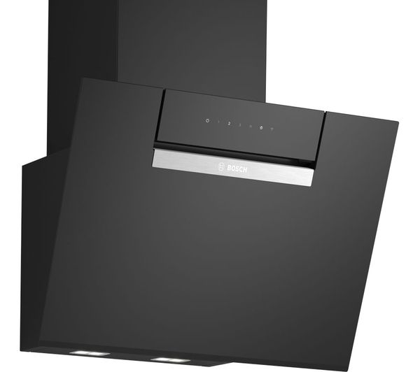 TieDex UK BOSCH Series 4 DWK67FN60B Chimney Smart Cooker Hood - Black