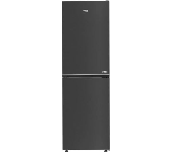 TieDex UK BEKO Pro HarvestFresh AeroFlow CNG5692VPZ 50/50 Fridge Freezer - Black Steel