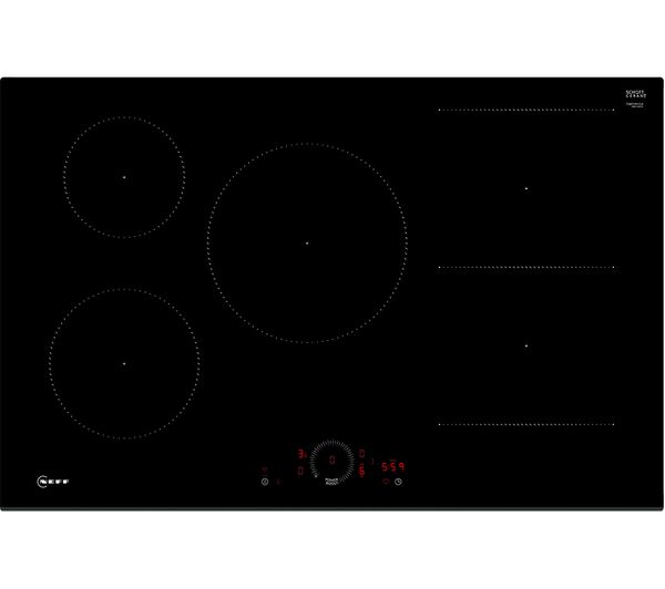 TieDex UK NEFF N70 T58FHW1L0 80 cm Electric Induction Smart Hob - Black