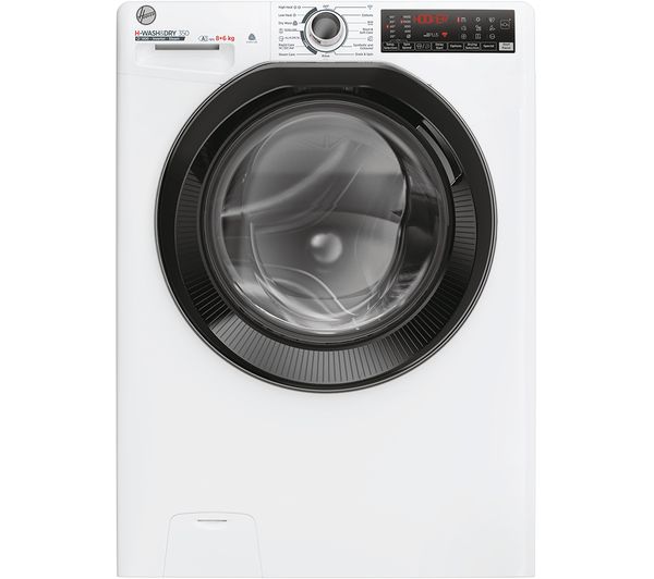 TieDex UK HOOVER H Wash 350 H3DPS4866TAMB-80 WiFi-enabled 8 kg Washer Dryer - White