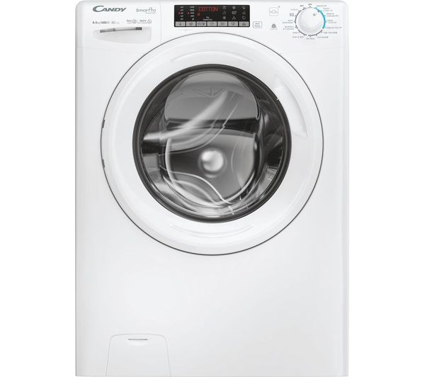 TieDex UK CANDY Smart Pro Inverter CSOW4856TWM6-80 WiFi-enabled 8 kg Washer Dryer - White