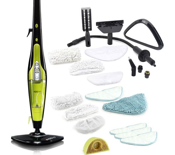 TieDex UK H2O HD Pro 5-in-1 Steam Mop - Green & Black