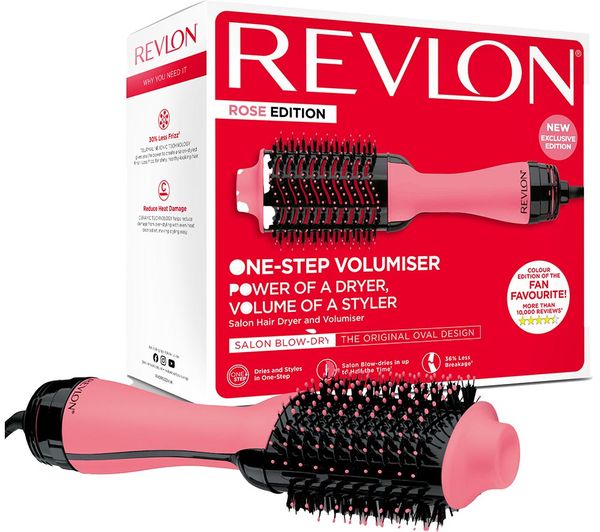 TieDex UK REVLON One Step Volumiser Hair Styler - Pink