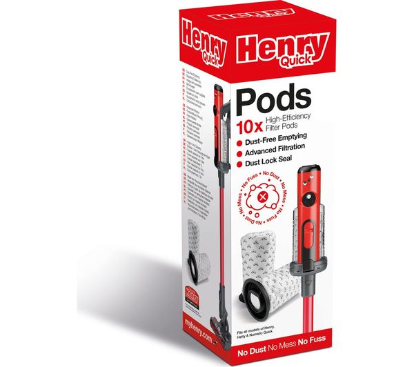 TieDex UK NUMATIC Henry Quick Dust Pods - Pack of 10