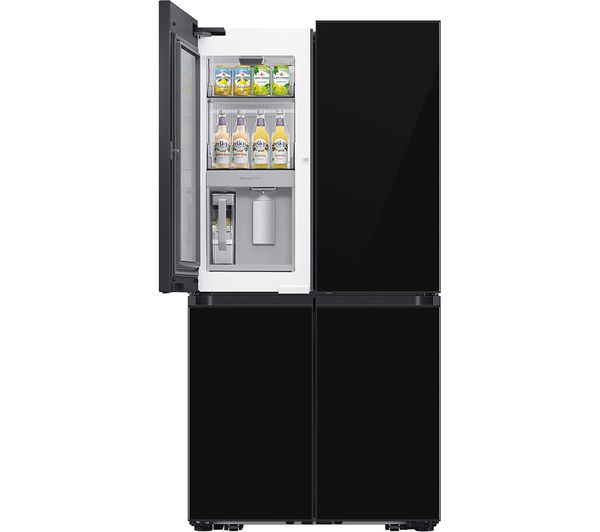 TieDex UK SAMSUNG Bespoke with See-Thru Door RF65DB970E22EU Smart Fridge Freezer - Black