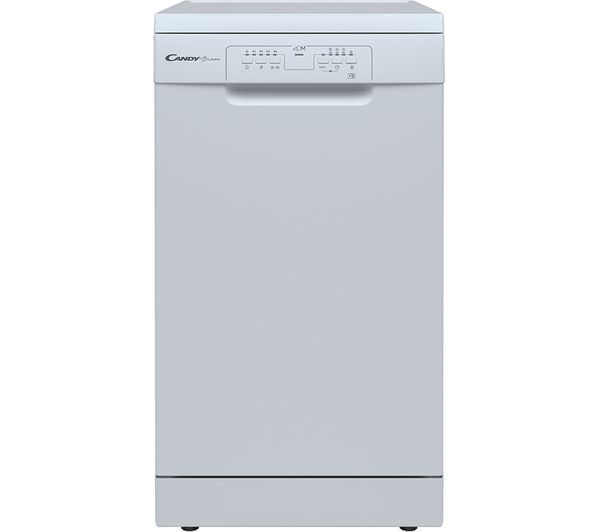 TieDex UK CANDY Brava CDPH 2L1049W-80 Slimline Dishwasher - White