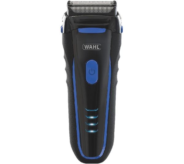 TieDex UK WAHL Clean & Close Wet & Dry Stubble Foil Shaver - Black & Blue