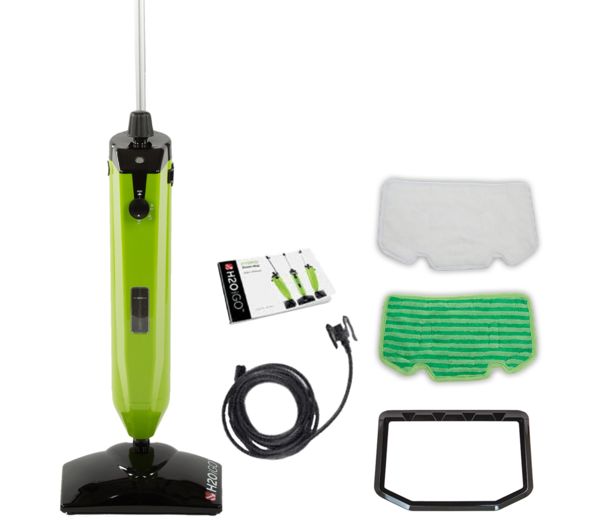 TieDex UK H2O iGO CORDLESS Steam Mop & Steam Cleaner - Green