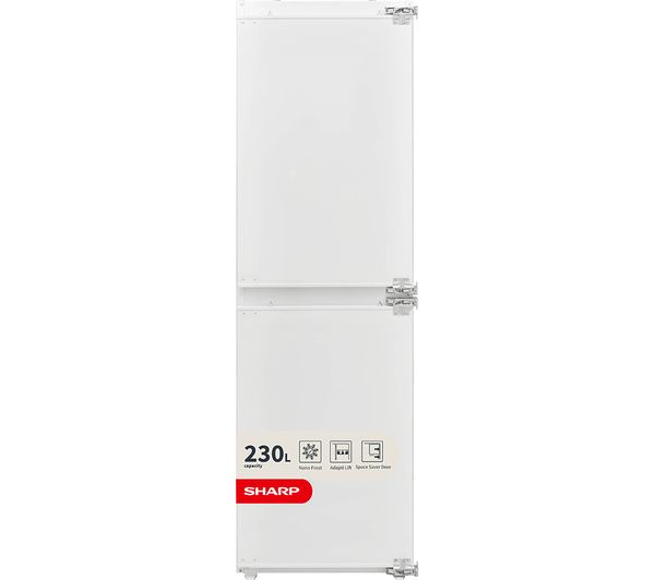 TieDex UK SHARP SJ-BE227M00X-EN Integrated 50/50 Fridge Freezer - Fixed Hinge