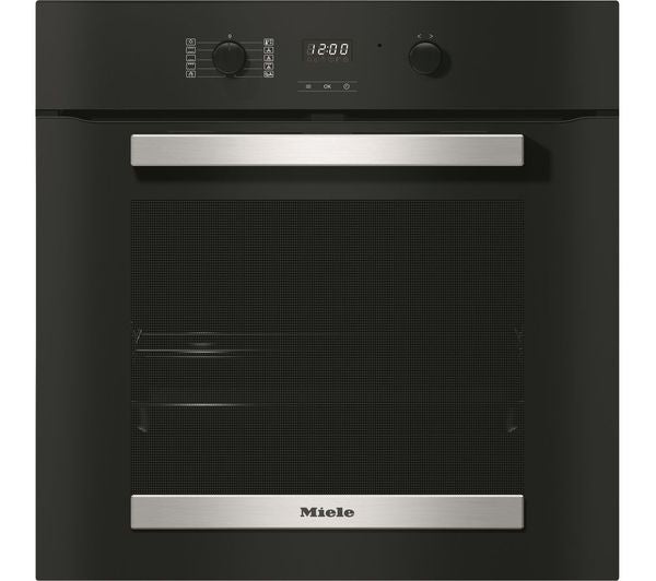 TieDex UK MIELE H2455BP Electric Pyrolytic Smart Oven - Black & Stainless Steel