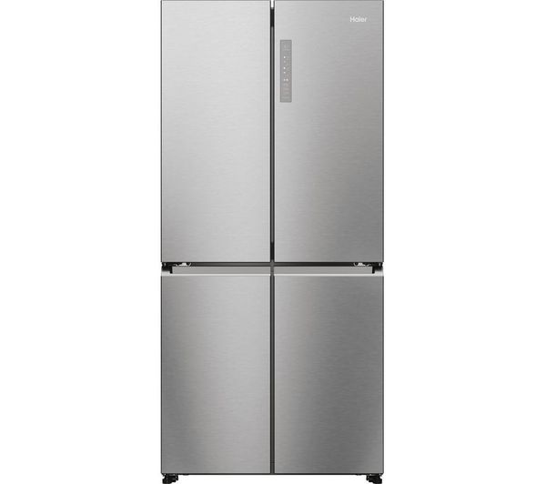 TieDex UK HAIER HCR7818DNMM American-Style Fridge Freezer - Silver