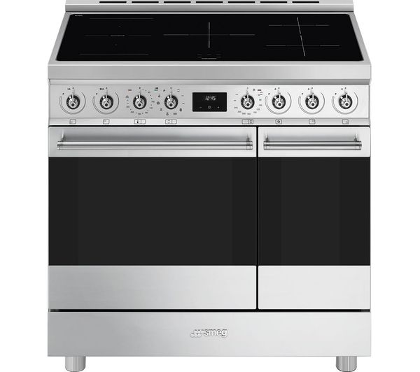 TieDex UK SMEG C92IPX2 90 cm Electric Induction Range Cooker - Stainless Steel