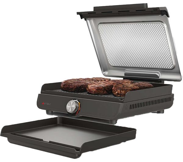 TieDex UK NINJA Sizzle GR101UK Indoor Grill & Flat Plate - Grey