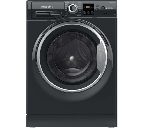 TieDex UK HOTPOINT Anti-Stain NSWR 846 BS UK 8 kg 1400 Spin Washing Machine - Black