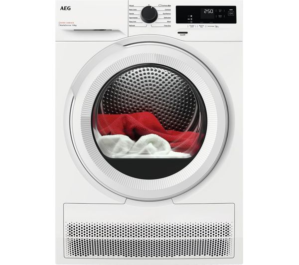 TieDex UK AEG 5000 Series TXH508A4R 8 kg Heat Pump Tumble Dryer - White