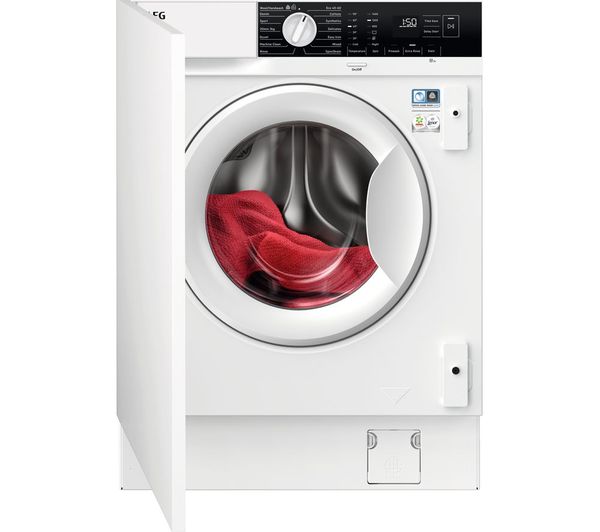 TieDex UK AEG 6000 Series ProSense LFX6G8434BI Integrated 8 kg 1400 Spin Washing Machine