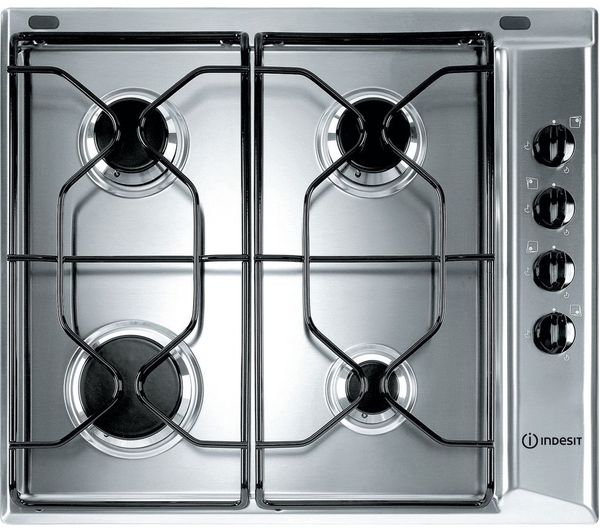 TieDex UK INDESIT PAA 642 IX/I WE1 58 cm Gas Hob - Stainless Steel