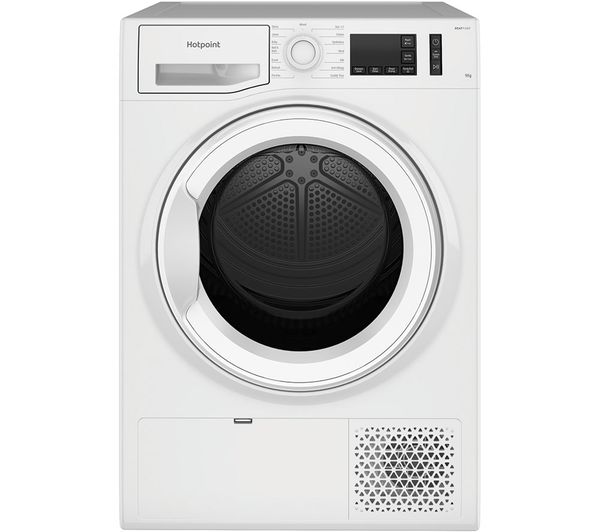 TieDex UK HOTPOINT Crease Care NT M11 92 UK 9 kg Heat Pump Tumble Dryer - White